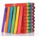 Colored wooden sticks 1.5*15 cm, ice cream, 100 pieces